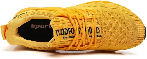 Vista 3 de TSIODFO - Tenis para mujer, zapatos deportivos para correr, jugar tenis y caminar