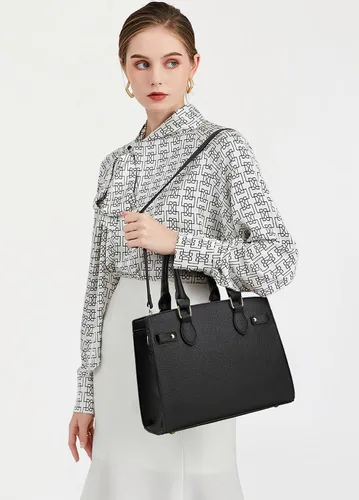 Vista 2 de Carteras y bolsos para mujer, bolso de mano de moda con asa superior
