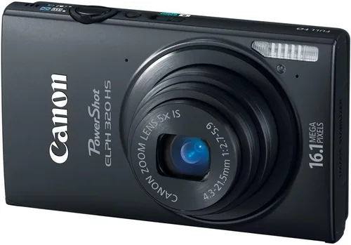 Vista 3 de Canon ELPH 320 HS 16.1MP Cámara Digital con WiFi y Zoom Óptico 5X - Negro 6024B001