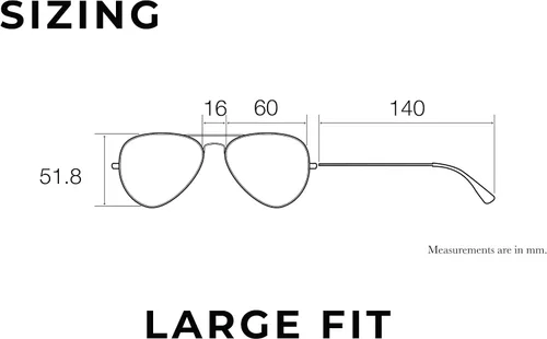 Vista 5 de RADLEY London 6500 - Lentes de sol de mariposa de gran tamaño para mujer, 2.362in