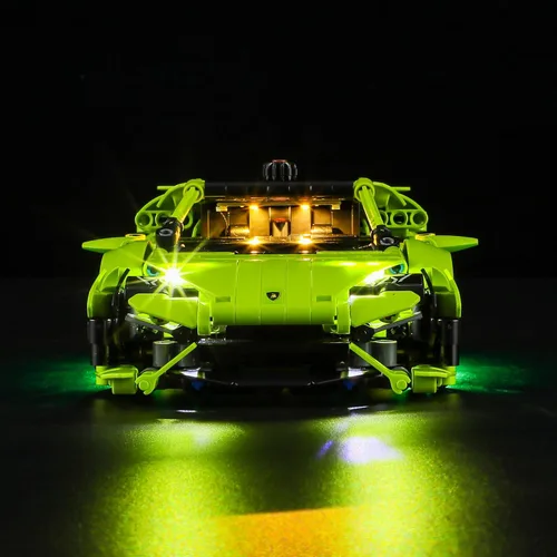 Vista 5 de BRIKSMAX Kit de iluminación LED para LEGO Lamborghini Huracán Tecnica – Compatible con Lego 42161 Technic Car Building Set– No incluye Lego Set
