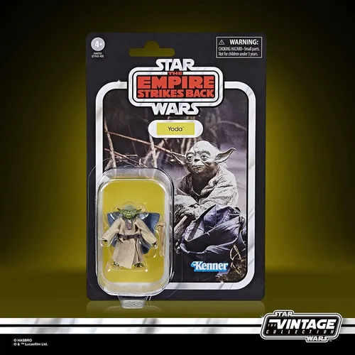 Vista 2 de STAR WARS The Vintage Collection Yoda (Dagobah), figura de acción The Empire Strikes Back a escala de 3.75 pulgadas, juguetes para niños de 4 años