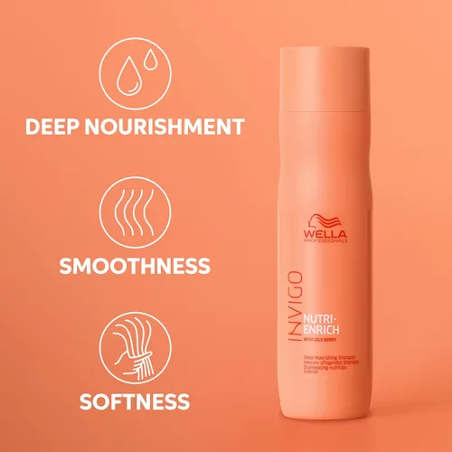 Vista 6 de Wella Professionals Invigo Nutri-Enrich Champú Nutrición Profunda Para Cabello Seco Y Dañado oz
