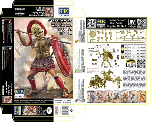 Vista 3 de Master Box 32012-1/32 Serie Guerras Greco-Persa. Hoplite. Kit № 2, kit de modelo a escala