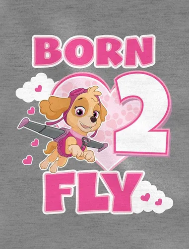 Vista 2 de Paw Patrol Skye Born 2 Fly - Camiseta de béisbol de manga 34 para niño