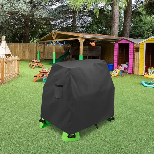 Vista 8 de Cubierta para mesa de agua para niños, resistente al aire libre, 600D, impermeable, anti-UV, a prueba de polvo, para niños, compatible con Step2
