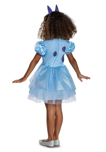 Vista 2 de Disfraz Vestido Azul para Niña Toddler de Bluey Disney Multicolor