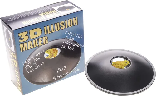 Vista 7 de PowerTRC Mirascopio 3-D de 6 pulgadas, creador de ilusiones ilusiones ópticas Juguete de efecto 3D