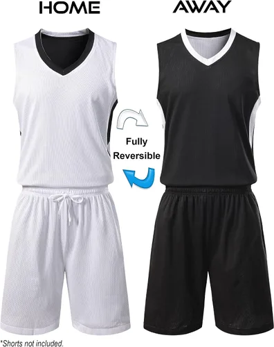 Vista 5 de Liberty Imports - Juego de 10 camisetas reversibles de malla para baloncesto