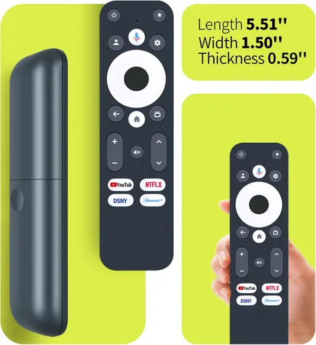 Vista 5 de Control remoto para dispositivo de transmisión Onn Google TV 4K Pro