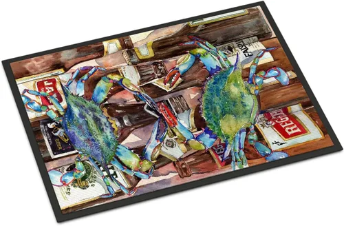 Vista 56 de Caroline's Treasures 1006MAT Pass Bait Shop - Felpudo de 18 x 27 pulgadas, para interiores y exteriores, para entrada, antideslizante, lavable