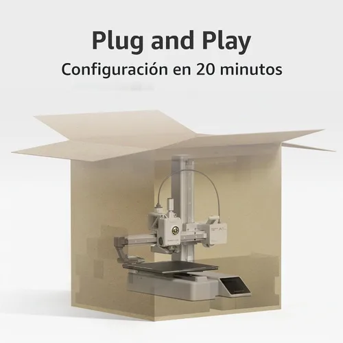 Vista 5 de Bambu Lab A1 mini impresora 3D + kit de lámpara LED, listo para usar