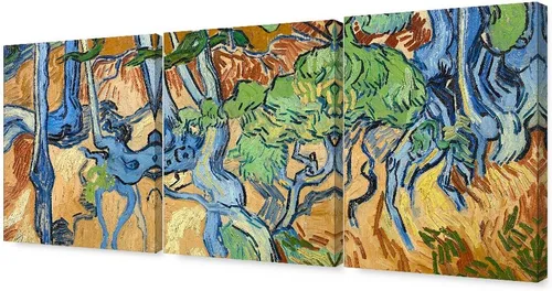 Vista 21 de Serie de pinturas de Vincent Van Gogh (favoritos). Reproducción de arte clásico de Van Gogh, impreso en lienzo, Algodón, Almond Blossom, 16x20