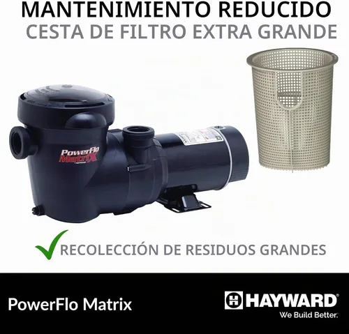 Vista 3 de Hayward W3SP15932S PowerFlo Matrix Bomba de piscina de doble velocidad sobre el suelo, 1.5 HP
