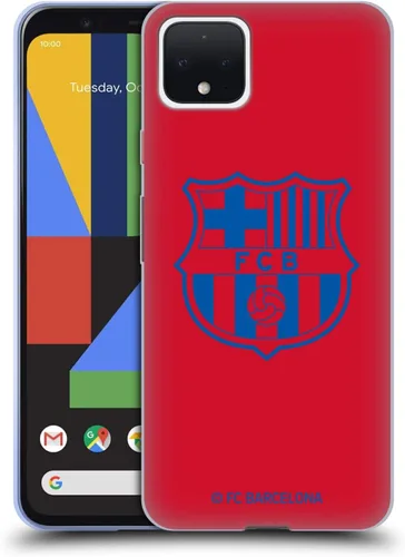 Vista 67 de Head Case Designs Funda de gel con licencia oficial del FC Barcelona Barca Crest Patterns [protección de grado militar] compatible con Google Pixel 3