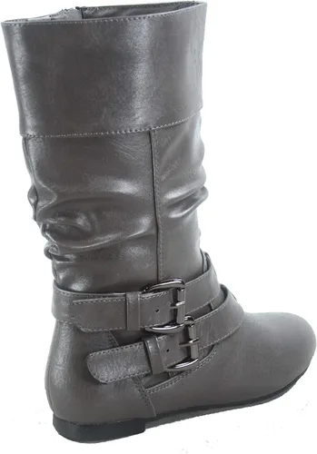Vista 2 de Link Sonny-54K - Botas de equitación con tacón bajo y hebilla y punta redonda para niña