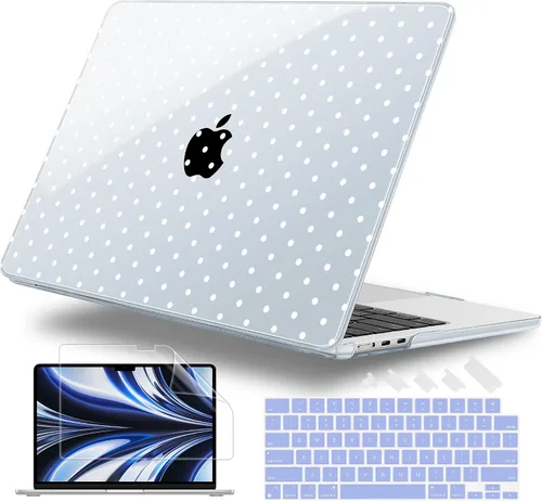 Vista 15 de Funda para MacBook Air de 15 Pulgadas 2025 2024 2023 Versión M4 A3241 M3 A3114 M2 A2941, Carcasa Rígida con Protector de Pantalla y Cubierta de Arte