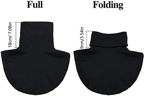 Vista 5 de Joyci Collar de cuello alto de moda unisex de algodón simple Dickey