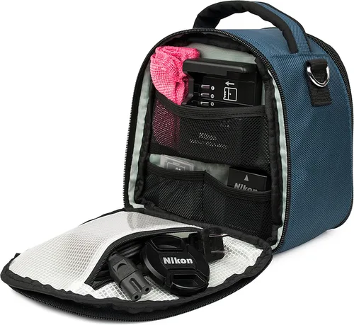 Vista 7 de Transporte para Nikon CoolPix W150, B600, A1000, Z50, D780, Z7, Z6, D3500, W300 Ocean Blue