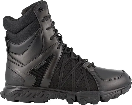 Vista 2 de Reebok Work Trailgrip Tactical 8" WP Side Zip Botas para hombre, Negro -, 11