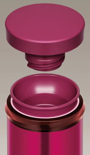 Vista 2 de THERMOS taza móvil del aislamiento al vacío 0.5L Borgoña JNO-500 BGD