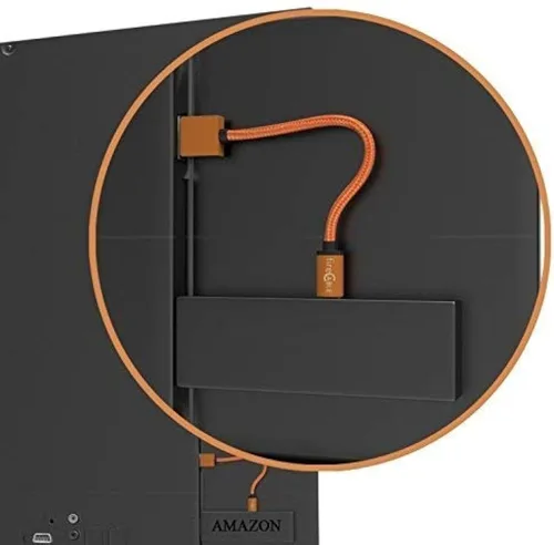 Vista 2 de Firecable Plus – Alimenta el Amazon Fire TV Stick directamente desde el puerto USB de la pantalla de TV plana. Quita la necesidad de un salida AC.