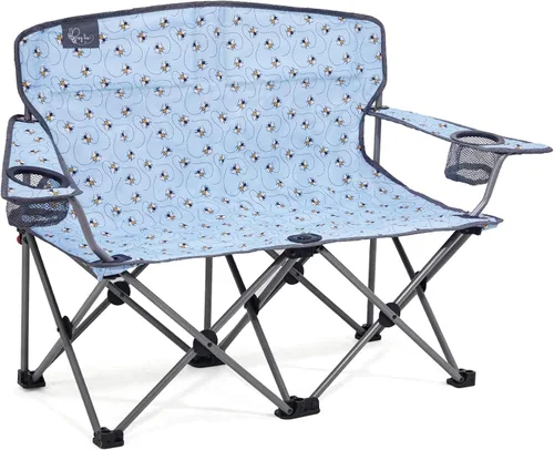 Vista 11 de Busy Bee Oversized Kids Camping Chair with Cup Holder, High Back Toddler Chair Kids Folding Chair, Perfect for Beach & Outdoor, Supports 150 Lbs.