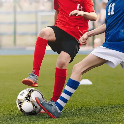 Vista 8 de Balón de fútbol ABAJI tamaño 3, 4, 5 para práctica y entrenamiento, para niños y niñas, regalo, cuero más grueso, anti-explotación