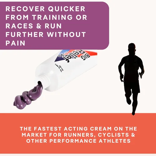 Vista 5 de Crema deportiva con +K+ - Crema para aliviar el dolor muscular para corredores, atletas, migrañas y más, alivio tópico profundo de dolores
