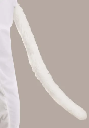 Vista 3 de Disfraz de Gato Blanco para Adultos Multicolor