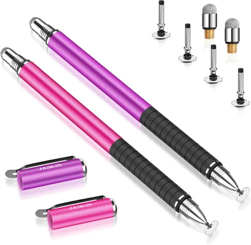 Vista 12 de MEKO Lápiz Universal, [Serie de Precisión 2 en 1] Lápices con Punta de Disco para Pantalla Táctil para Todas las Pantallas Táctiles Capacitivas