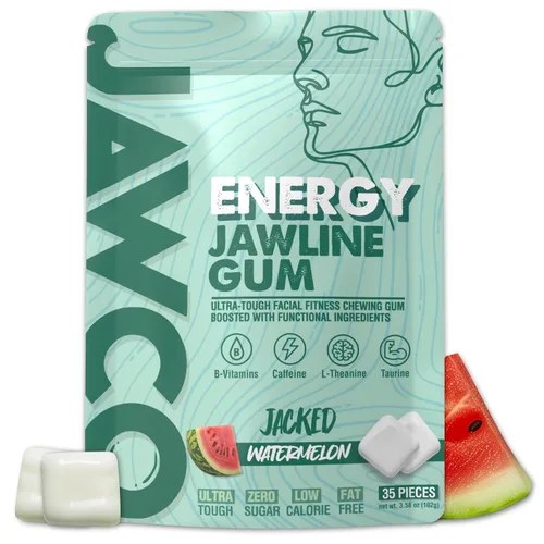 Vista 14 de JAWCKO Chicle Ultra-Resistente para Mandíbula Obtén una Mandíbula Más Fuerte y Cuadrada Chicle Duro de Entrenamiento para Mandíbula Fuerza 15X