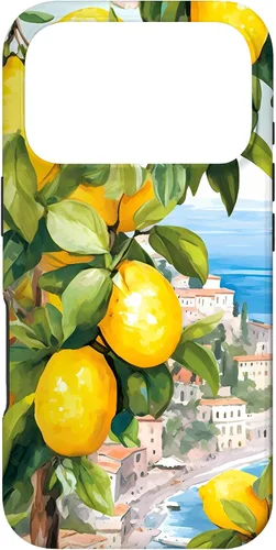 Vista 30 de iPhone 16 Costa de Amalfi con limones de Amalfi del Mar Mediterráneo