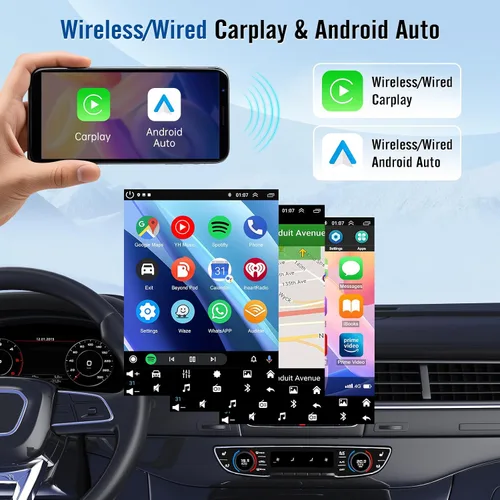 Vista 4 de Actualización de radio de coche para Ford Expedition 2007-2010 2011 2012 2013 2014 estéreo 9.7inch IPS Touch Screen Android Stereo with Carplay