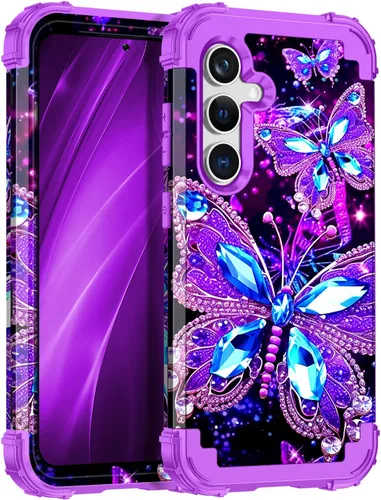 Vista 27 de Hekodonk Funda para Galaxy A15 5G, tres capas de alta resistencia a prueba de golpes, plástico duro+silicona suave, funda protectora de cuerpo Todo