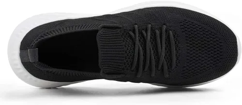 Vista 5 de Akk - Zapatos deportivos sin cordones para mujer, diseño ligero de espuma viscoelástica para caminar, gimnasio, viajes, trabajo o uso informal