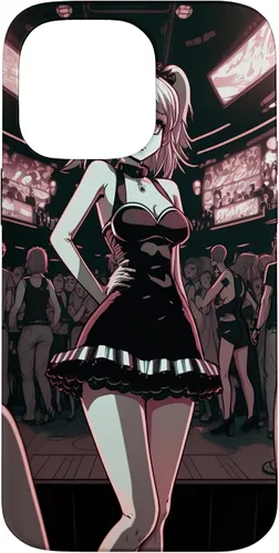 Vista 20 de Funda de dibujos animados para iPhone 11 Sexy Japonesa Gótica Chica Gótica Anime