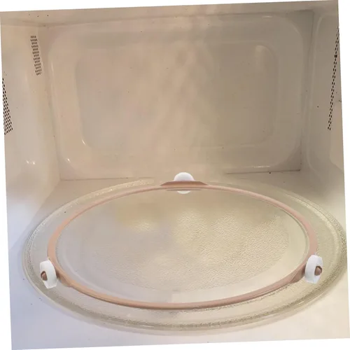 Vista 7 de Anillo de rodillo giratorio para horno de microondas, soporte universal de 7.5 pulgadas con múltiples rodillos de soporte de placa de vidrio
