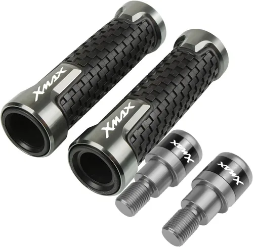 Vista 7 de Motorcycle Handlebar Grips Motorcycle Accessories Xmax 7/8" 22MM Handlebar Hand Grips Handle Bar End Cap Plug for Xmax 125 250 300 400 2013-2021