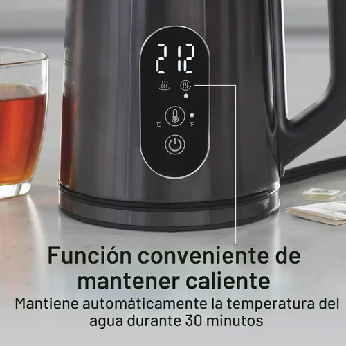 Vista 7 de Hamilton Beach Digital - Tetera eléctrica de 1,7 L, caldera de agua y calentador