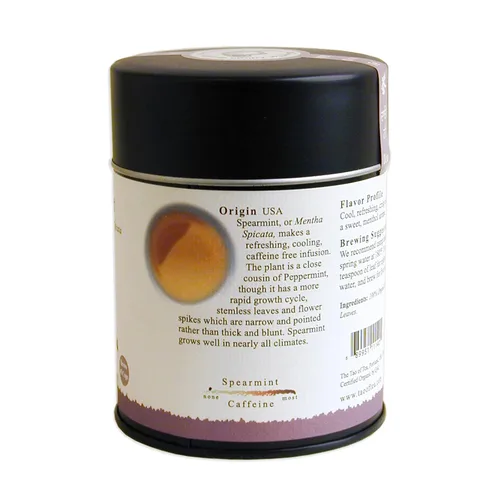 Vista 4 de The Tao of Tea, Té de hierbas de menta verde orgánico, hoja suelta, 2 onzas