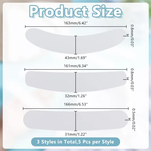 Vista 2 de White Tab Collar Replacement for Clergy Shirt Collar Card Accessory Plastic Tab Collar Inserts for Priest Shirt