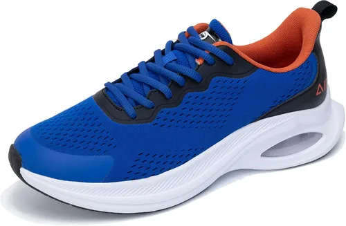 Vista 8 de QAUPPE Tenis deportivos deportivos para hombre, tenis deportivos para gimnasio, talla 7-13 de EE. UU