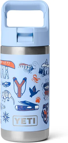 Vista 39 de YETI Rambler Jr. - Botella de 12 onzas para niños, con tapa con pajilla