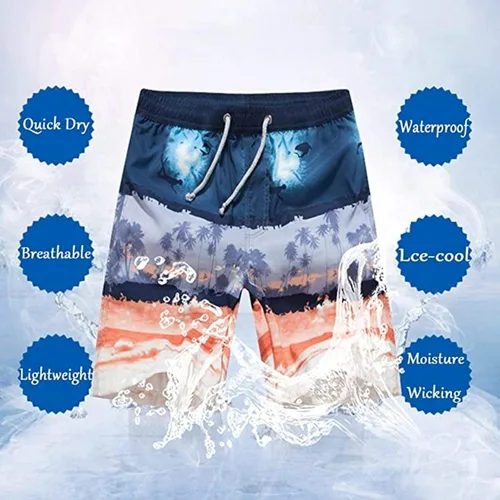 Vista 2 de Pantalones cortos de playa para hombre