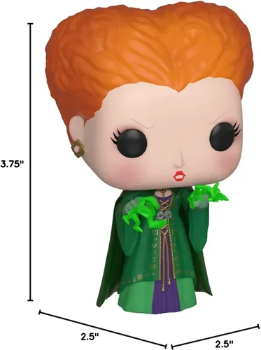 Vista 8 de POP Disney: Hocus Pocus – Winifred Sanderson con hechizo mágico Funko Pop! Figura de vinilo (incluye funda protectora compatible con caja Pop Box)