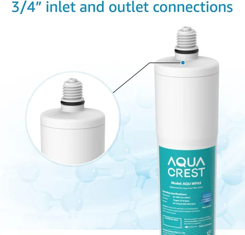 Vista 4 de AQUACREST AP431 Cartucho de repuesto para Aqua-Pure AP430SS, sistema de inhibición de básculas de agua para toda la casa, ayuda a prevenir