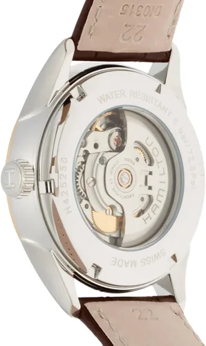 Vista 2 de Hamilton H42525551 Jazzmaster Reloj suizo automático marrón para hombre, plateado