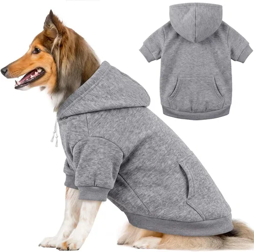 Vista 18 de Dog Sweaters for Small Dogs, Dog Hoodie Apparel Sweatshirt Clothes Negro
