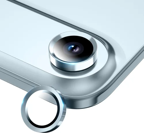 Vista 26 de Protector de lente de cámara para iPhone 17/16/16 Plus, Vidrio templado de metal Cubierta individual de lente de cámara [Anti-caída] Compatible